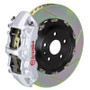 Brembo 25+BMW X3 30 xDrive (G45) Front GT BBK 6 Piston Cast 380x34 2pc Rotor Slotted Type-1 - Silver