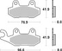 Brembo 95-99 Cagiva Canyon 600cc Sinter Brake Pad - Front