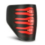 AlphaRex 09-14 Ford F150 LUXX LED Taillights - Black Housing