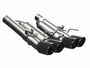 Kooks 09-13 Chevrolet Corvette Z06/ZR1 3in. Valved Axle-Back Exhaust w/ CF Tips