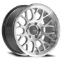 Mamba M28 17x8. 5x114.3 ET35 Silver Wheel w/ Mirror Machine Face & Lip