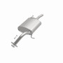 Magnaflow BRE Rear Muffler Kit Replacement Geo