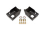 BMR 2021+ Ford Bronco (Exc. Bronco Sport) Rear Shock Mount Skid Plates - Black Hammertone