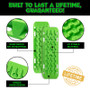 Rhino USA Recovery Traction Boards - Green (Pair)