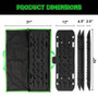 Rhino USA Recovery Traction Boards - Black (Pair)