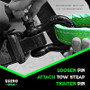 Rhino USA Shackle Hitch Receiver W/ D-Ring (Green)