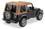 Bestop 97-02 Jeep Wrangler TJ Replace A-Top (Spice Sailcloth Tinted Windows No Door Skins )