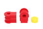 Energy Suspension 14-18 Nissan Altima Rear Sway Bar Bushing Set - Red