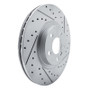 R1 15-25 BMW 228I Gran Coupe Front Right Drilled & Slotted Geo-Carbon Rotor