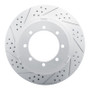 R1 11-22 Ford F-350 Super Duty 2WD Rear Left Drilled & Slotted Geo-Carbon Rotor