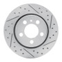 R1 00-06 Audi Tt Quattro Rear Right Drilled & Slotted Geo-Carbon Rotor