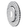 R1 00-06 Audi Tt Quattro Rear Right Drilled & Slotted Geo-Carbon Rotor