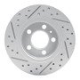 R1 00-06 Audi Tt Quattro Rear Right Drilled & Slotted Geo-Carbon Rotor