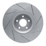 R1 14-19 Ford Focus Front Left Drilled & Slotted Geo-Carbon Rotor