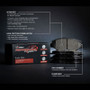 R1 00-03 Mercedes-Benz S430 Rear Track/Street Brake Pads