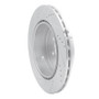 R1 03-04 Subaru Impreza Rear Right Drilled & Slotted Silver Brake Rotor