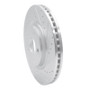 R1 14-19 Nissan Rogue Front Right Drilled & Slotted Silver Brake Rotor