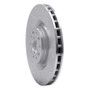 R1 14-19 Fiat 500L Front Right Drilled & Slotted Silver Brake Rotor