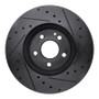 R1 16-23 Mercedes-Benz Viano (Mexico) Front Left Drilled & Slotted Black Brake Rotor