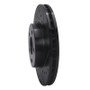 R1 16-23 Mercedes-Benz Metris Front Right Drilled & Slotted Black Brake Rotor