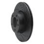 R1 07-21 BMW 220i (Mexico) Front Right Drilled & Slotted Black Brake Rotor