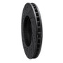 R1 15-23 Mercedes-Benz E250 Front Right Drilled & Slotted Black Brake Rotor