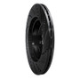 R1 15-23 Mercedes-Benz E300 Rear Left Drilled & Slotted Black Brake Rotor