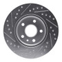 R1 11-23 Chevrolet CRUZE (Mexico) Front Right Drilled & Slotted Silver Brake Rotor