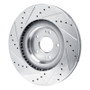 R1 19-22 Hyundai Veloster N Front Right Drilled & Slotted Silver Brake Rotor