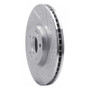 R1 07-12 Hyundai Veracruz Front Right Drilled & Slotted Silver Brake Rotor