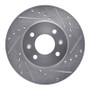 R1 12-25 Dodge Attitude (Mexico) Front Right Drilled & Slotted Silver Brake Rotor