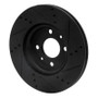 R1 09-19 Dodge Vision (Mexico) Front Left Drilled & Slotted Black Brake Rotor
