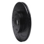 R1 03-17 Acura ILX Front Right Drilled & Slotted Black Brake Rotor