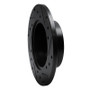 R1 79-83 Honda Civic Hatchback Front Left Drilled & Slotted Black Brake Rotor