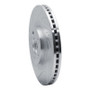 R1 20-25 Hyundai Palisade Front Left Drilled & Slotted Silver Brake Rotor