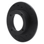 R1 73-79 Honda Civic Front Right Drilled & Slotted Black Brake Rotor