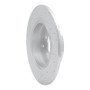 R1 17-19 Kia Cadenza Rear Right Drilled & Slotted Silver Brake Rotor