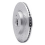 R1 09-10 Kia BORREGO Front Left Drilled & Slotted Silver Brake Rotor