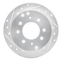 R1 99-06 Hyundai SONATA Rear Left Drilled & Slotted Silver Brake Rotor