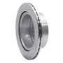 R1 03-06 Kia SORENTO Rear Right Drilled & Slotted Silver Brake Rotor