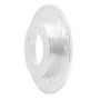 R1 94-96 Hyundai Elantra Rear Right Drilled & Slotted Silver Brake Rotor