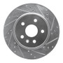 R1 10-25 Buick Regal Rear Right Drilled & Slotted Silver Brake Rotor