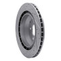 R1 05-18 Porsche CAYENNE Rear Right Drilled & Slotted Silver Brake Rotor