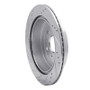 R1 09-17 Suzuki Grand Vitara (Mexico) Rear Right Drilled & Slotted Silver Brake Rotor