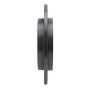 R1 05-08 Ford Escape Rear Left Drilled & Slotted Black Brake Rotor