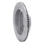 R1 05-07 Land Rover LR3 Rear Right Drilled & Slotted Silver Brake Rotor