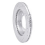 R1 96-98 Suzuki SIDEKICK Front Right Drilled & Slotted Silver Brake Rotor