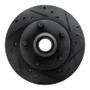 R1 91-94 Ford Explorer Front Right Drilled & Slotted Black Brake Rotor