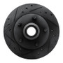 R1 91-94 Ford Explorer Front Left Drilled & Slotted Black Brake Rotor