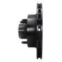 R1 91-94 Ford Explorer Front Left Drilled & Slotted Black Brake Rotor